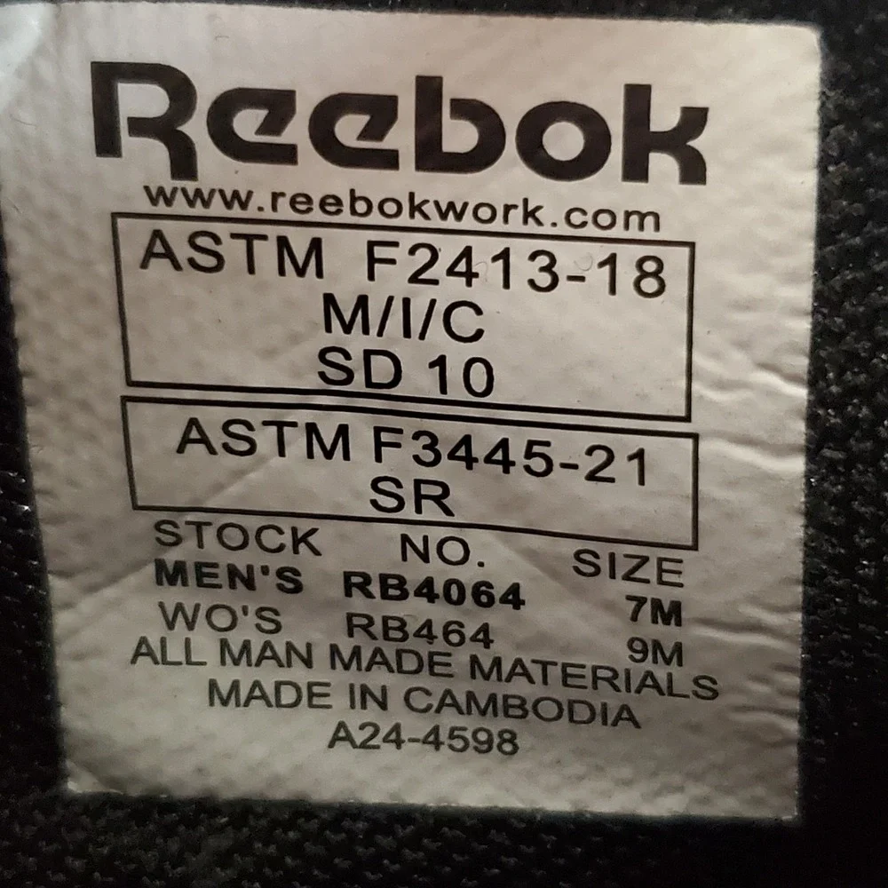Reebok Flexagon 3.0 Womens Work Shoe Sz 9 M Athletic Black Composite Toe Sneaker
